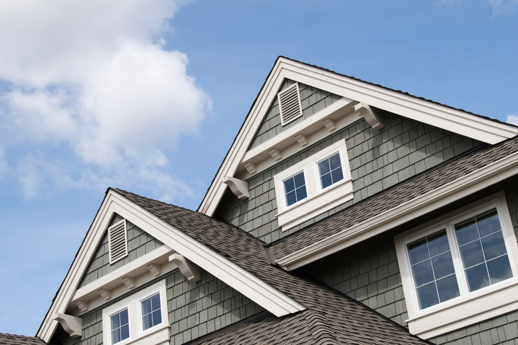 House roof peaks